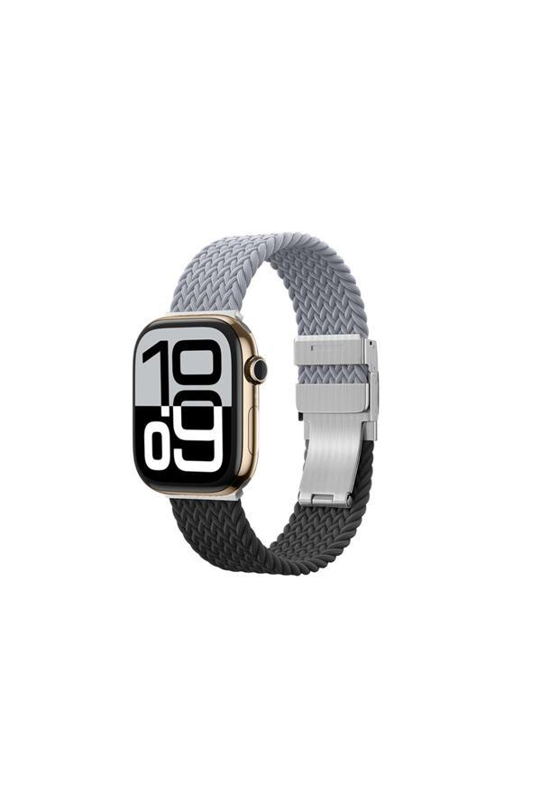 Amazingthing Watch 10 46Mm Glamour Blend Hasır Kordon Siyah - Gri - Image 1