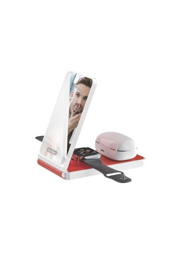 Go-Des Go Des Gd-Wl766 Magnetik Wireless Hızlı Şarj Özellikli 4 İn 1 Şarj İstasyonu 30W - Image 1