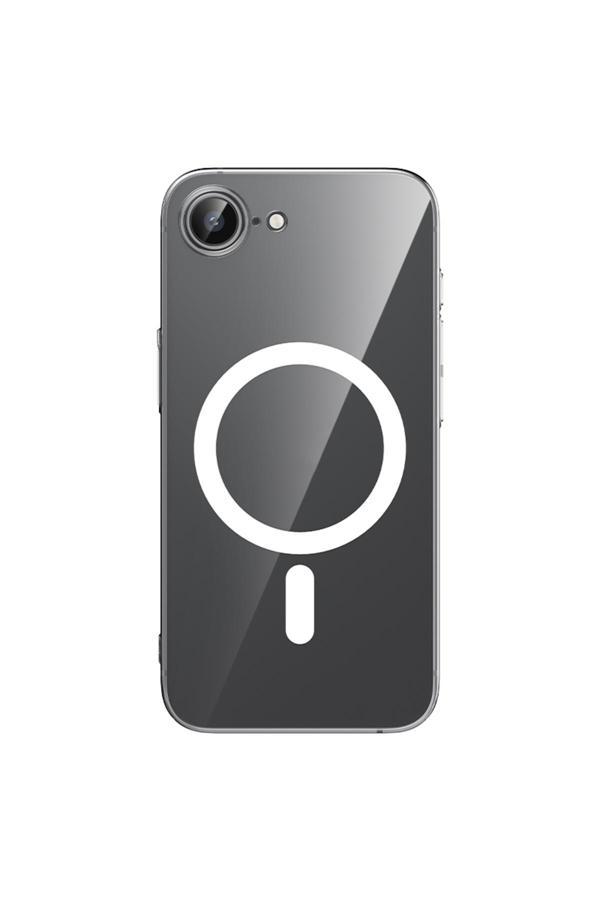 Benks İphone 16E Kılıf M-Safe Şarj Özellikli Crystal Serisi Şeffaf Kapak Şeffaf - Image 1