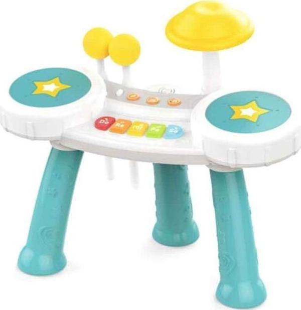 Birlik Oyuncak Babycim Küçük Müzisyen Setim Piano & Bateri HE0525/HE0526, Çocuklar İçin Oyuncak Müzik Aleti - Image 1