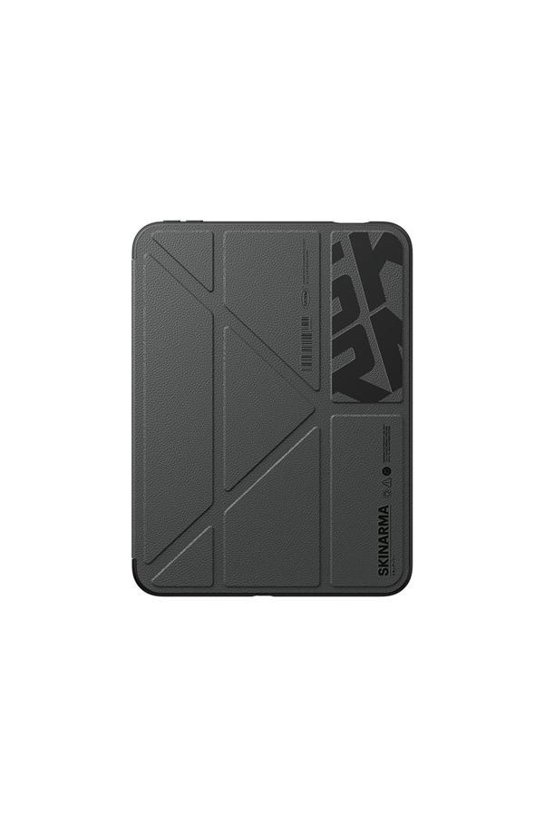 Skinarma İpad Mini 2021 (6.Nesil) Kılıf Desenli Airbag Tasarımlı Standlı Spunk Kapak Koyu Yeşil - Image 1