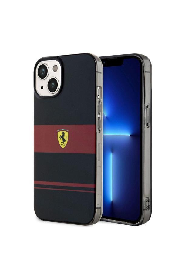 Ferrari Iphone 14 Uyumlu Orjinal Lisanslı Kılıf Magsafe Şarj Yatay Çizgili Dizayn Kapak - Image 1