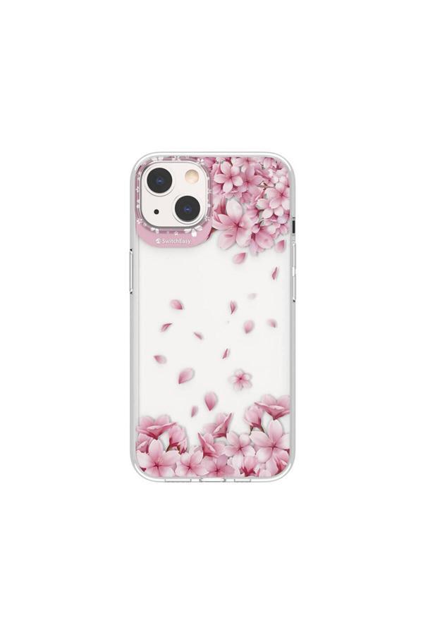 Switcheasy İphone 13 Uyumlu Kılıf Çift Imd Baskılı Lisanslı Switcheasy Artist Sakura Kapak Pembe - Image 1