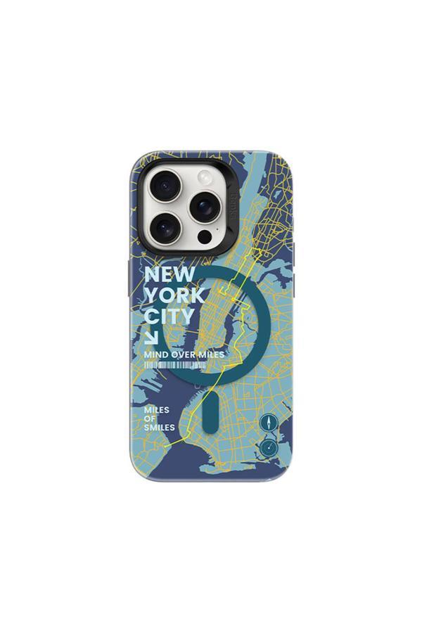 Benks 14 Pro Max Uyumlu Kılıf Magsafe Şarj Özellikli  Kapak Mavi - Image 1