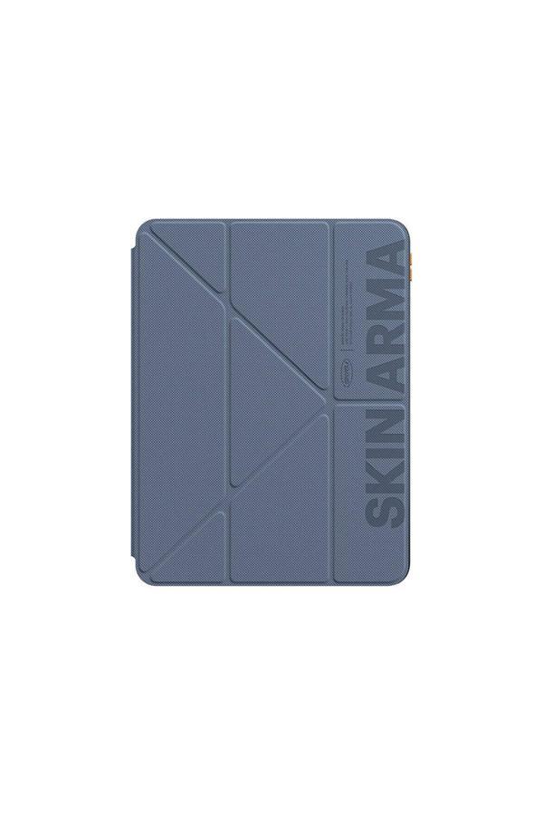 Skinarma İpad Air 11 2025 M3 Kılıf Kabartma Baskı Tam Koruma Arkası Şeffaf Standlı Gamma Açık Mavi - Image 1