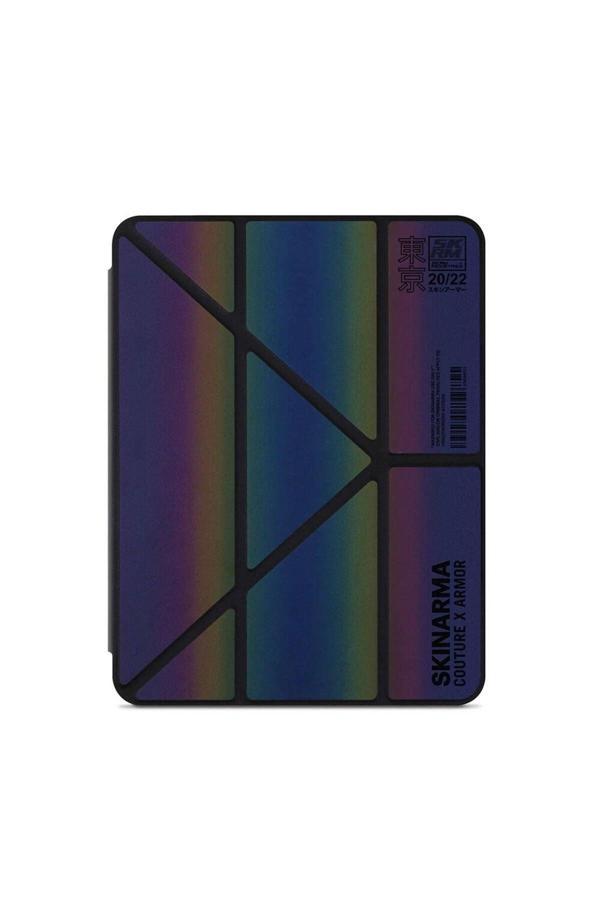 Skinarma 10.2 (8.Nesil) Uyumlu Kılıf Holografik Tasarımlı Standlı Deri Görünümlü Kira Kobai - Image 1