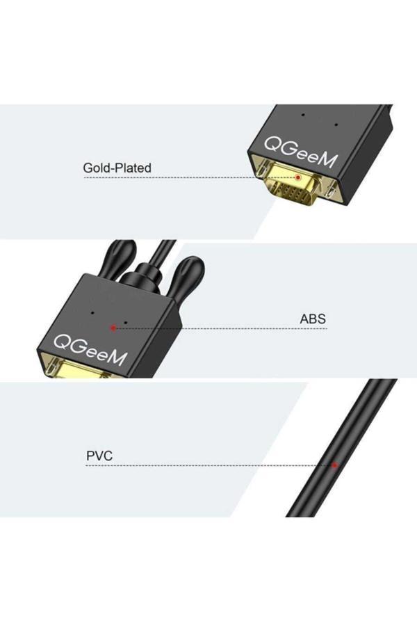 Qgeem Qg-Hd29 Vga To Mini Display Port Kablo - Image 1
