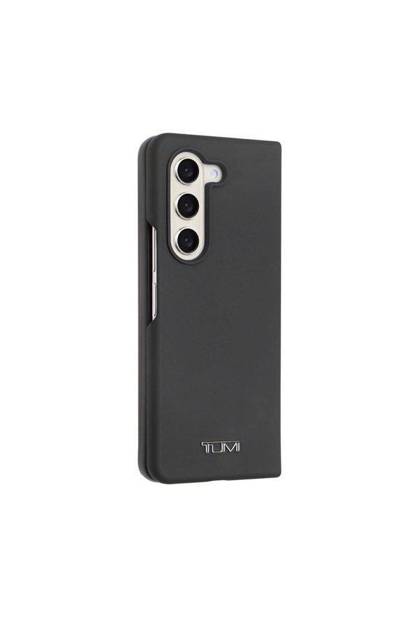 Tumı Galaxy Z Fold 5 Uyumlu Kılıf Tumı Liquid Silikon Metal Logo Dizayn Lisanslı Kapak Siyah - Image 1