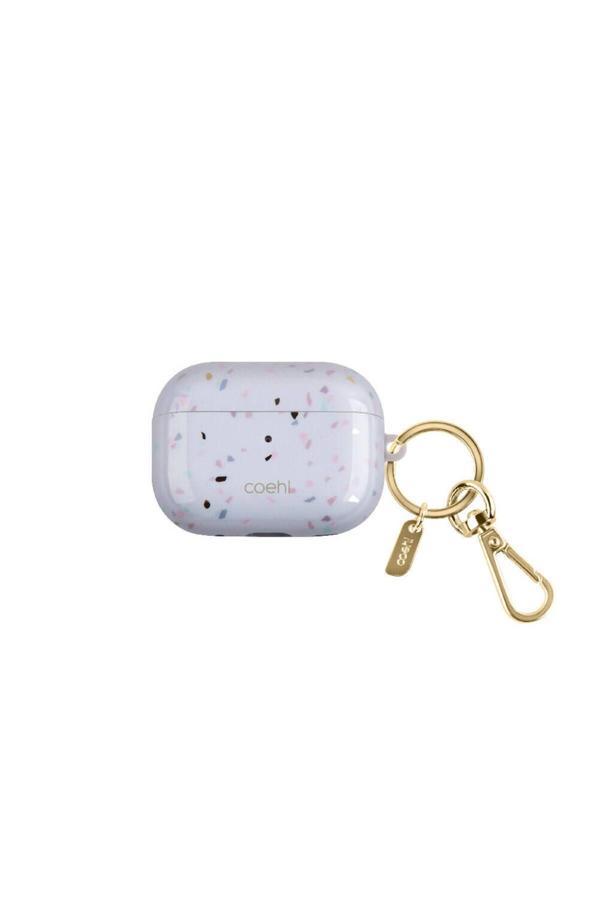 Coehl Pro 2 Uyumlu Kılıf Mozaik Desenli Terrazzo Kılıf Gri - Image 1