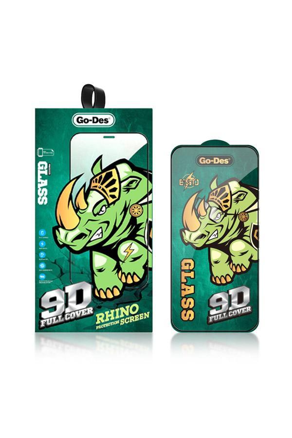 Go-Des İphone 16E Go Des 9D Full Cover Temperli Cam Ekran Koruyucu - Image 1