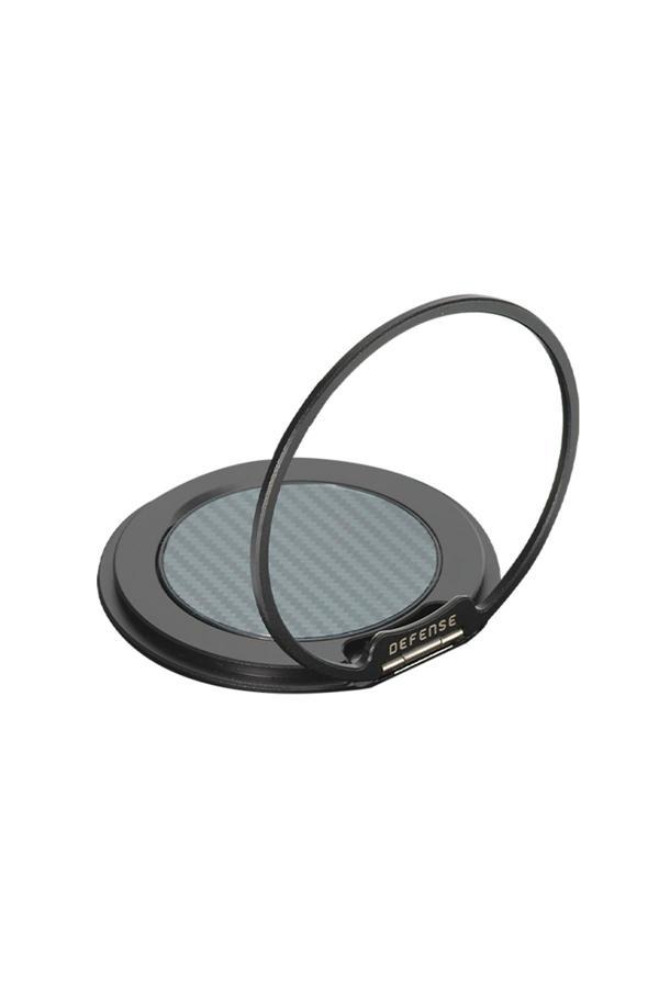 Raptic Defense Serisi Magnetik Özellikli 360 Derece Dönebilen Parmak Ring Stand Siyah - Image 1