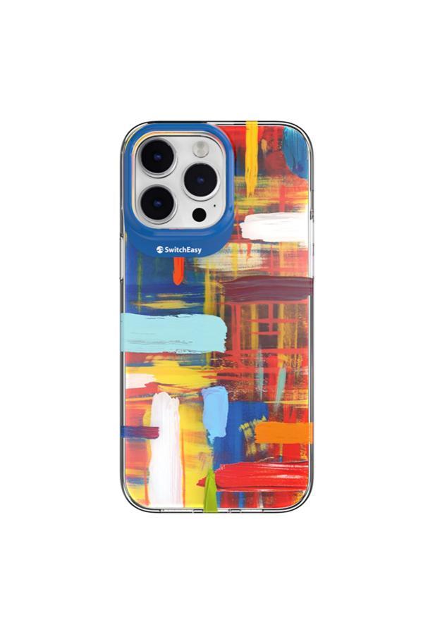Switcheasy İphone 14 Pro Max Uyumlu Kılıf Çift Imd Baskılı Lisanslı Switcheasy Artist Impasto Kapak Colourful - Image 1