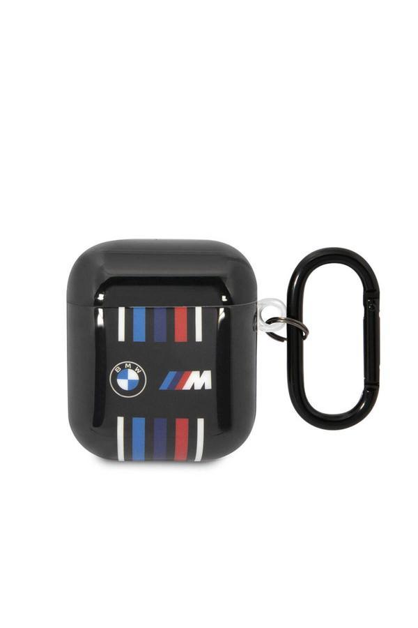 Bmw Kılıf Bmw  Lisanslı Çoklu Renkli Çizgili Çift Imd Baskı Logolu Siyah - Image 1