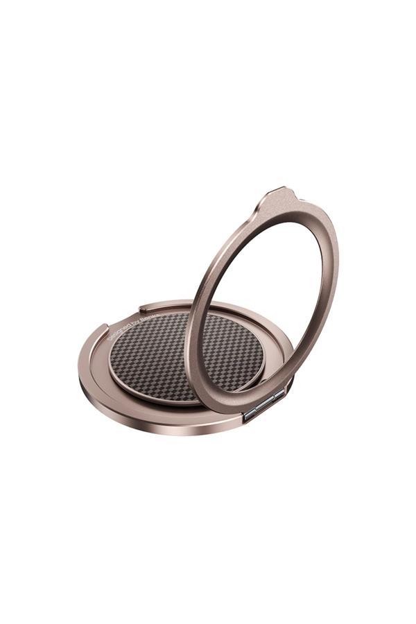 Benks L52 Magnetik Parmak Ring Stand 360 Derece Dönebilen Armortint Kevlar Tasarımlı Gold - Image 1