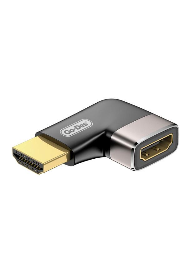 Go-Des Gd-Ct081 Hdtv Hdmı Adaptör 8K Hd 2.1 Versiyon Görüntü Aktarım Cihazı Siyah - Image 1