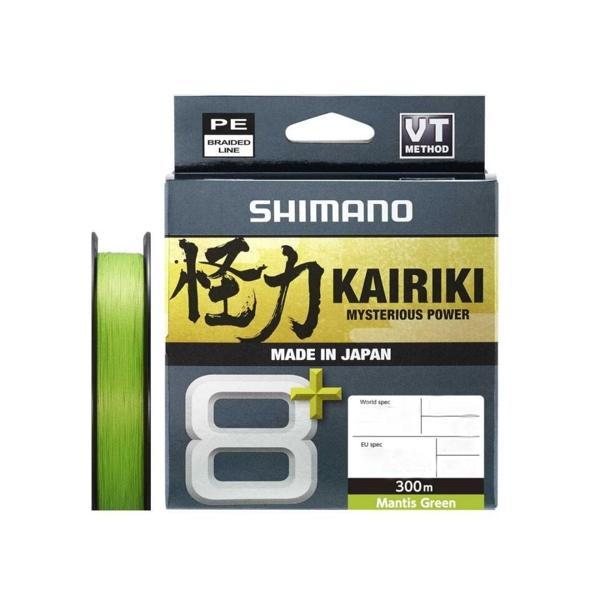 Shimano 24 Kairiki 8+ Plus 300m Mantis Green Örgü Misina 0,16 mm - 9,8 kg - Image 1