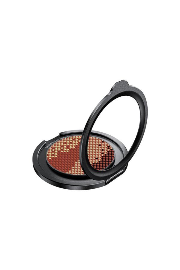 Benks Magnetik Özellikli 360 Dönebilen Goldentide 600D Kevlar Tasarımlı Parmak Ring Stand Gold - Image 1