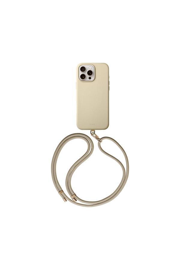 Coehl İphone 16 Pro Max Kılıf Askı İpli Magsafe Şarj Özellikli Vegan Deri Yüzey Muse Premium Kılıf - Image 1