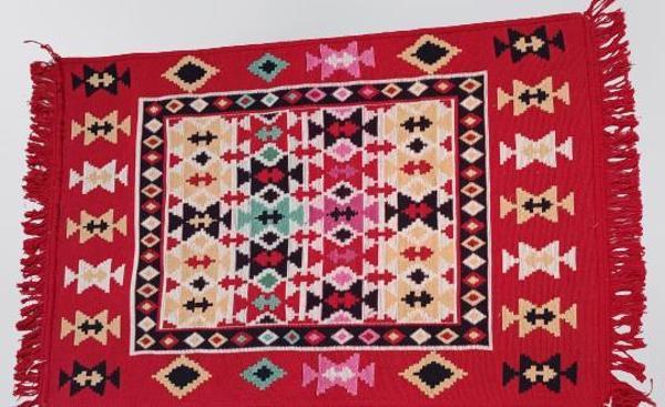 Kilim Antik 80-125 Otantik  Motifler Model Naturel  Boya Çift Taraflı El yapımı - Image 1