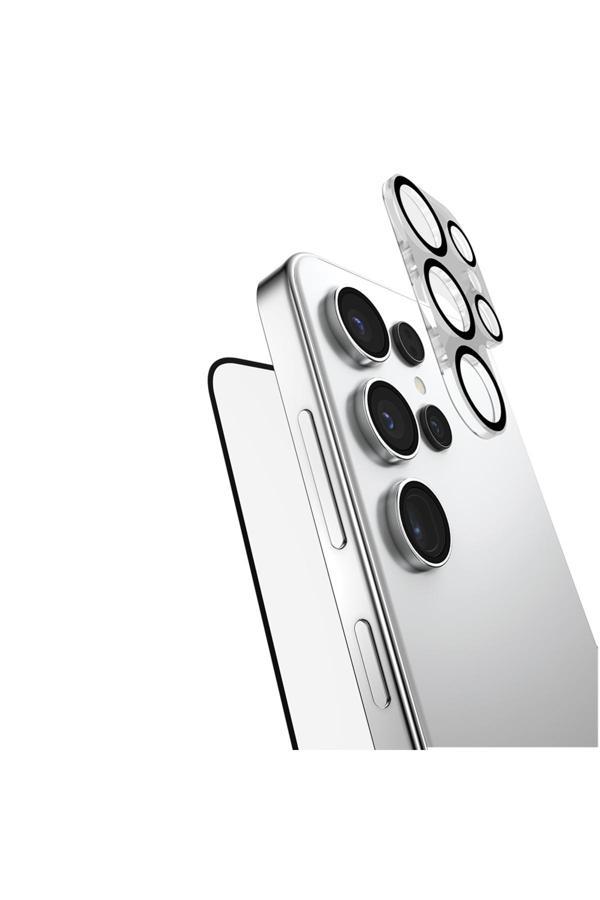 Raptic Galaxy S25 Ultra 2İn1 Bundle Kit Parmak İzi Bırakmayantemperli Ekran Ve Lens Koruyucu Set - Image 1