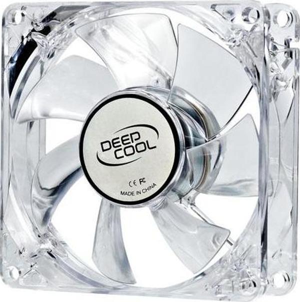 DEEP COOL XFAN 80L/R KIRMIZI LEDLI KASA FANI 80mm - Image 1