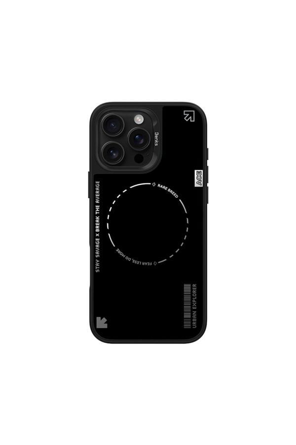 Benks İphone 16 Pro Max Uyumlu Kılıf Magsafe Özellikli Dynamic Basis Kapak Siyah - Image 1