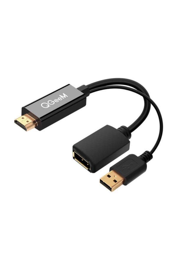 Qgeem Qg-Hd01 Hdmı To Display Port Dönüştürücü - Image 1