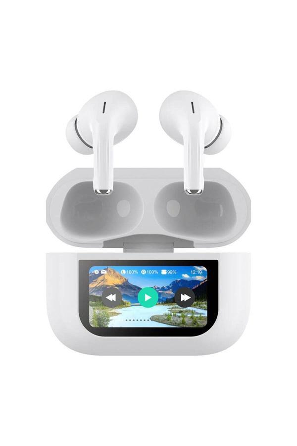Lapas Btk-Zr76 Anc Özellikli Dokunmatik Lcd Ekranlı Tws Kulak İçi Bluetooth V5.4 Kulaklık - Image 1