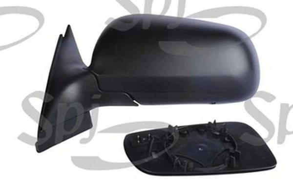 A4 Elektrikli Ayna 1994-2000 Kör Noktalı Büyük Tip Mavi Cam Sol Oem No:8D18585313Fz - Image 1