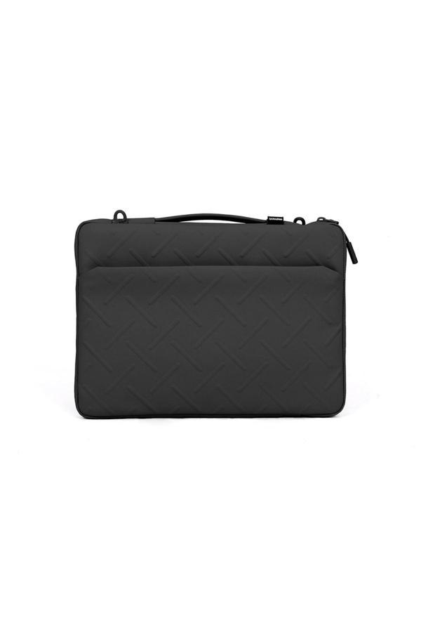 Skinarma Çapraz Vücut Askılı Laptop Çantası Skinarma Juno 14 İnç Uyumlu Cross-Hatch Desenli Naylon Siyah - Image 1