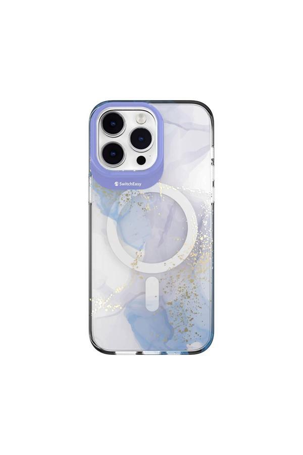Switcheasy İphone 14 Pro Max Uyumlu Kılıf Magsafe Çift Imd Baskılı Lisanslı Switcheasy Artist-M Veil Mor - Image 1