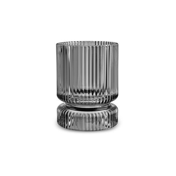 Karaca Boris Cam Mumluk Antrasit 9x9x12 cm - Image 1