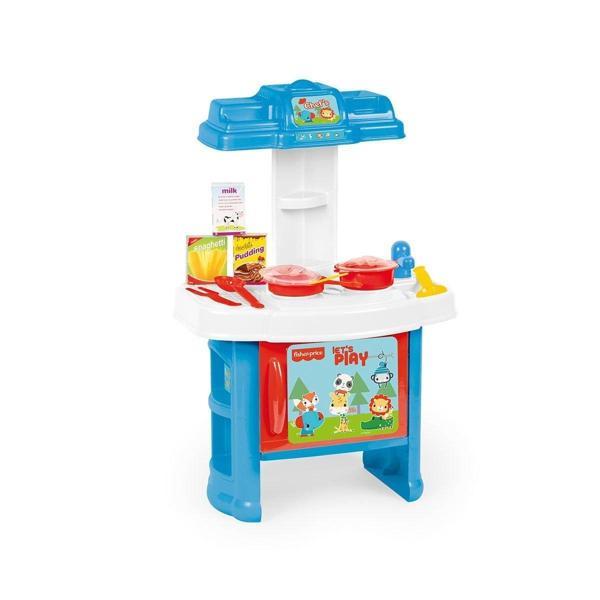 Eğlenceli Oyuncak 1820 Fisher Price Mutfak Seti Kız Erkek Çocuk Eğitici - Image 1