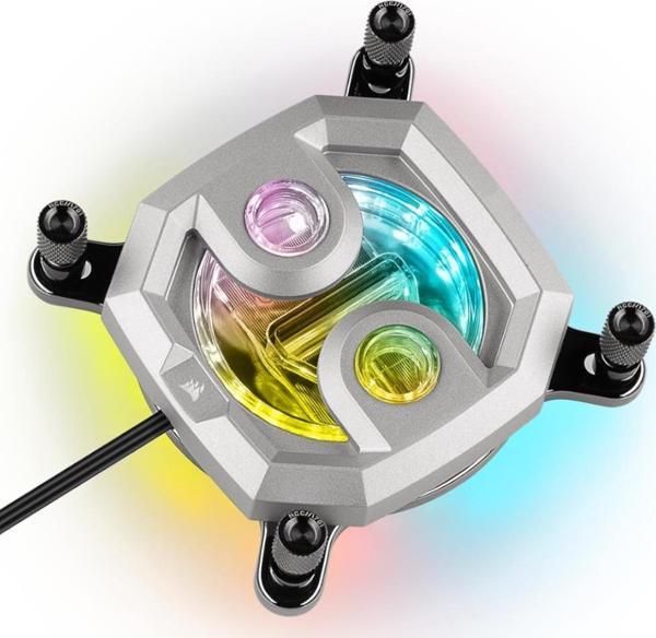 CORSAIR CX-9010008-WW CPU WATERBLOCK XC7 RGB (1200/AM4) — SLVR - Image 1