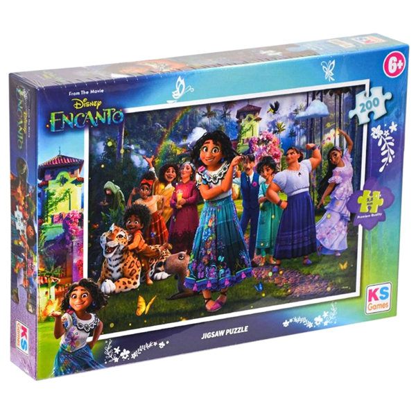Eğitici Oyuncak KS Encanto Puzzle 200 Parça Kız Erkek Çocuk Eğitici - Image 1
