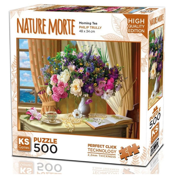 Eğitici Oyuncak KS Games Garden & Sea Jin Park Puzzle 500 Parça 20058 Kız Erkek Çocuk Eğitici Eğ - Image 1