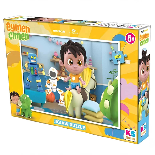 Eğitici Oyuncak KS Games Nasrettin Hoca 100 Parça Puzzle Kız Erkek Çocuk Eğitici - Image 1