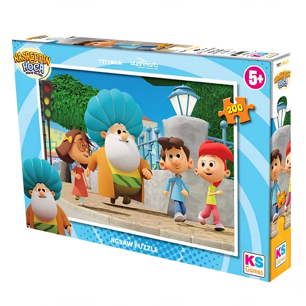 Eğitici Oyuncak KS Games Şirinler 50 Parça Puzzle Kız Erkek Çocuk Eğitici - Image 1