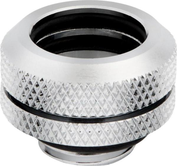 CORSAIR CX-9052007-WW Fitting (hard tube),XF Hardline 4-pack (14mm OD compression; chrome) - Image 1