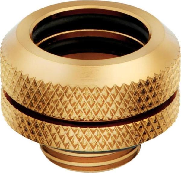 Corsair CX-9052009-WW Fitting (hard tube),XF Hardline 4-pack (14mm OD compression; gold) - Image 1