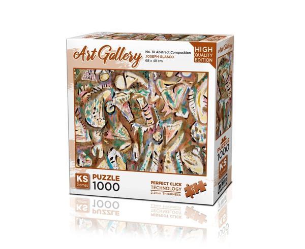 Eğitici Oyuncak KS Puzzle 1000 Parça Art Gallery No. 10 Abstract Composition Kız Erkek Çocuk Eğitici Öğretici Oyunca - Image 1