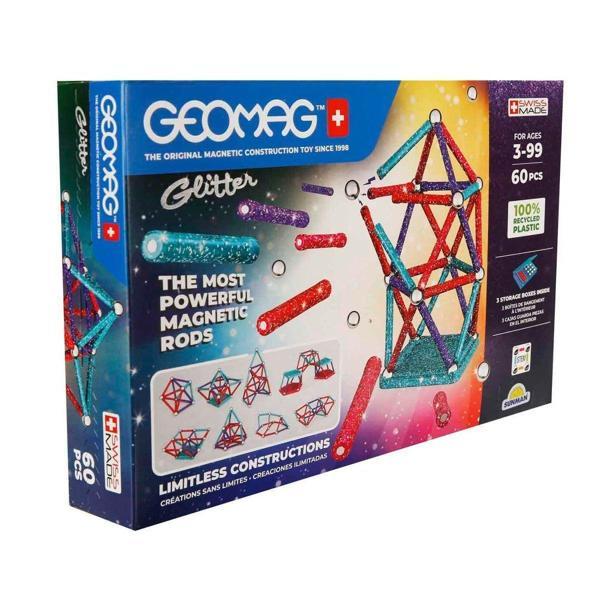Eğlenceli Oyuncak 0535 Geomag Glitter Manyetik Zeka Oyunu 35 Parça Kız Erkek Çocuk Eğitici Eğitici - Image 1