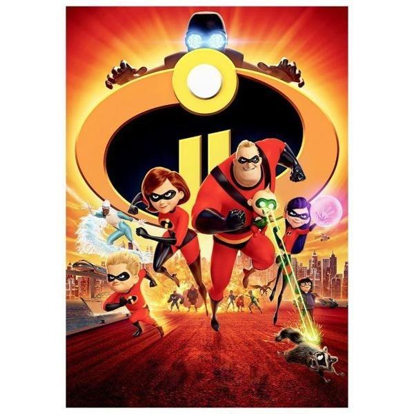 Eğlenceli Oyuncak 100 Parça Incredibles 2 Puzzle Kız Erkek Çocuk Eğitici - Image 1