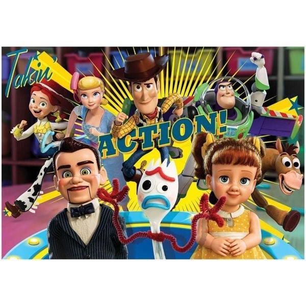 Eğlenceli Oyuncak 100 Parça Toy Story 4 Puzzle Kız Erkek Çocuk Eğitici - Image 1