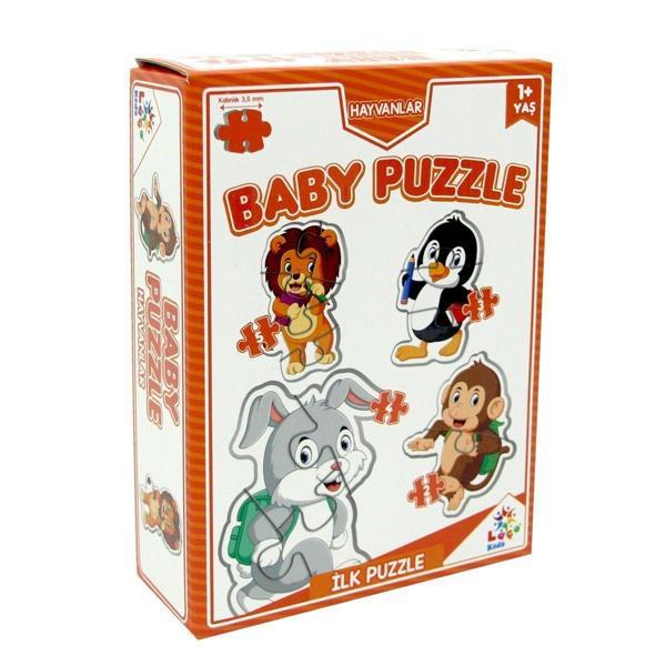 Eğitici Oyuncak LC7225 Laço, Baby Puzzle - Hayvanlar - İlk Puzzle / +12 ay Kız Erkek Çocuk Eğiticil - Image 1