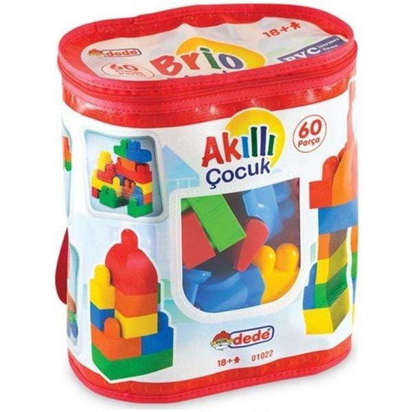 Eğitici Oyuncak Dede 60 Parça Bloklar Kız Erkek Çocuk Eğitici - Image 1