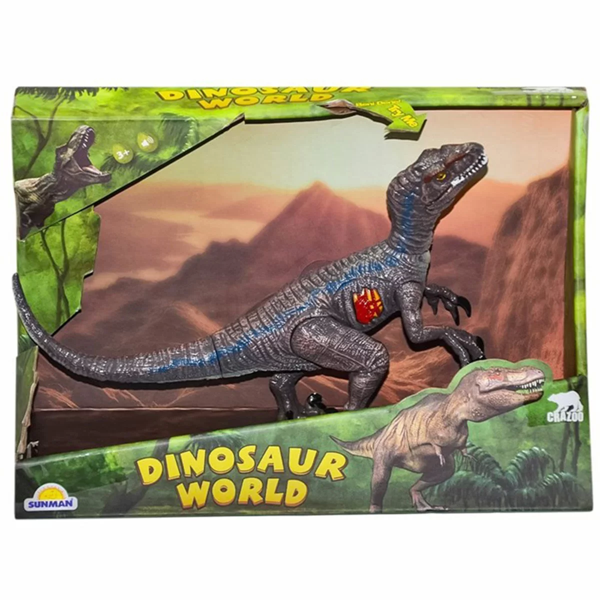 Eğitici Oyuncak Dinosaur World Sesli Dinozor Figürü Kız Erkek Çocuk Eğitici - Image 1