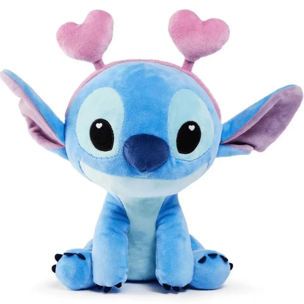 Eğitici Oyuncak Dondurma Yiyen Stitch Peluş 25cm Kız Erkek Çocuk Eğitici - Image 1