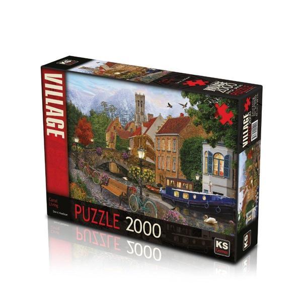 Eğlenceli Oyuncak 22509 KS, Canal Living, 2000 Parça Puzzle Kız Erkek Çocuk Eğitici Eğitici Oyunca - Image 1