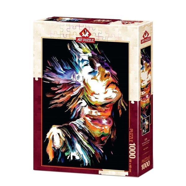 Eğlenceli Oyuncak 5198 Art Puzzle, Renklerin Portresi 1000 Parça Kız Erkek Çocuk Eğitici Eğitici O - Image 1